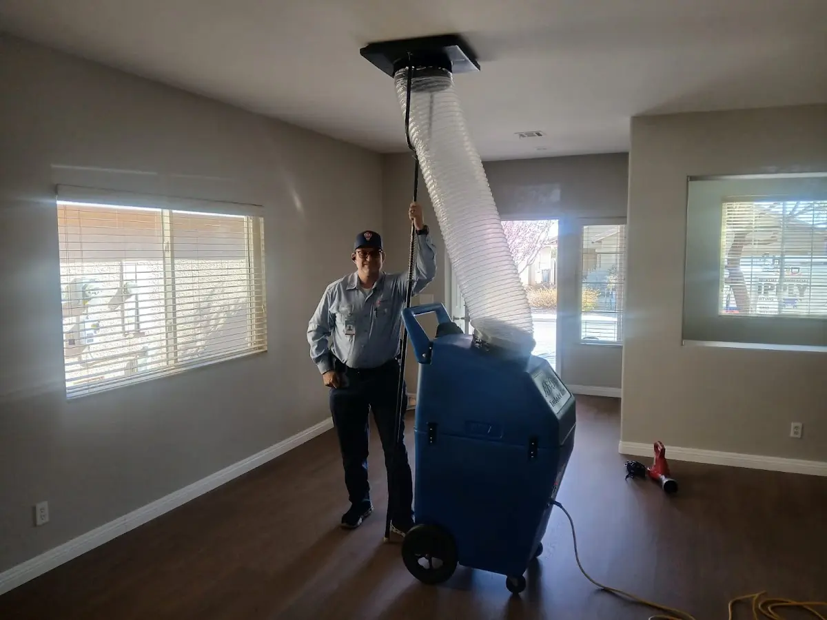 Professional Dryer Vent Cleaning work inside a Irving home